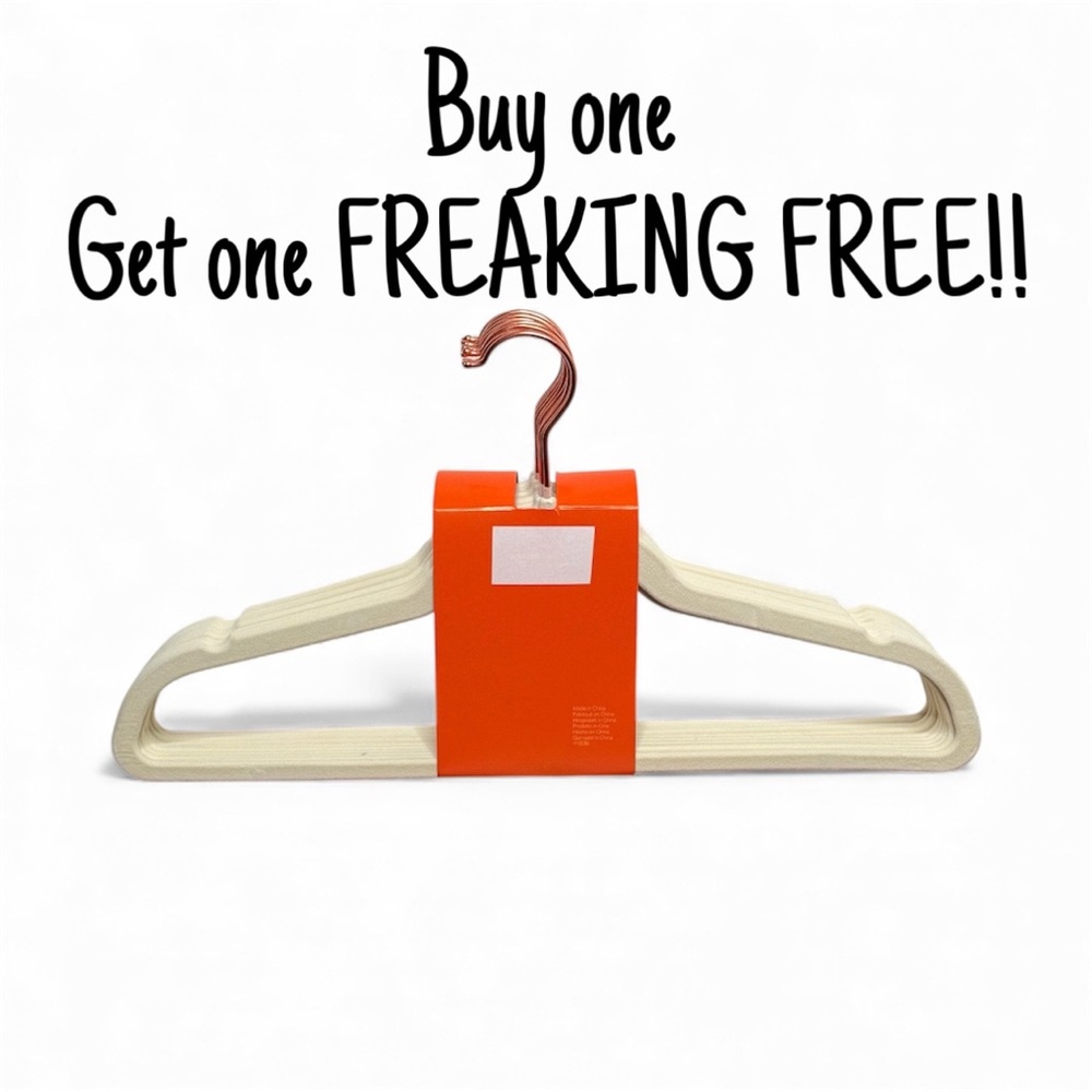 Beige Hangers with Copper Hook